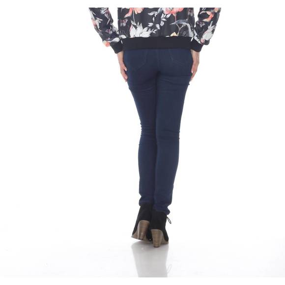 NEW WHITE MARK floral bomber jacket in black - Picture 3 of 4